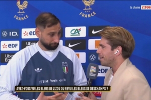 多纳鲁马谈战平法国：我们踢了一场出色对决，金球奖看好登贝莱