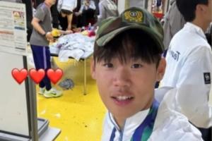 韩国队员赛后：称只关心免兵役+戴退伍帽炫耀+大喊“不去军队啦”